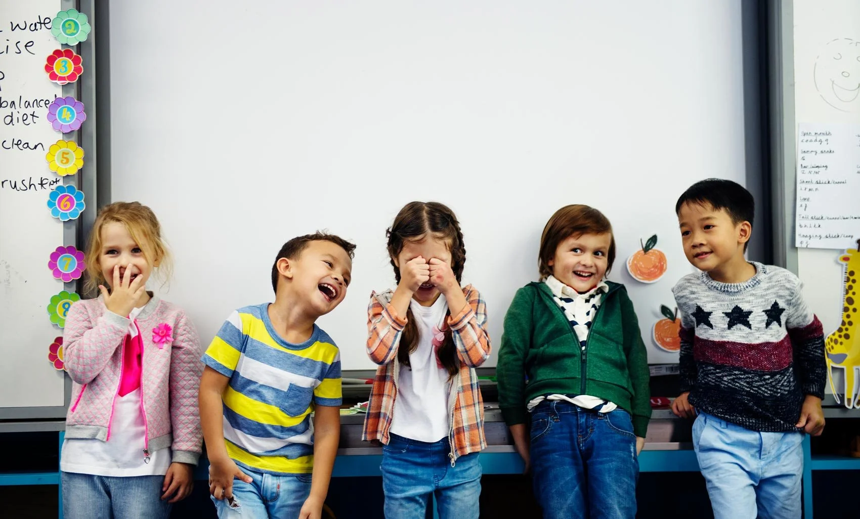 Children communicating socially